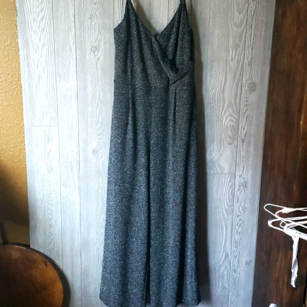 Sparkly black and silver jumpsuit